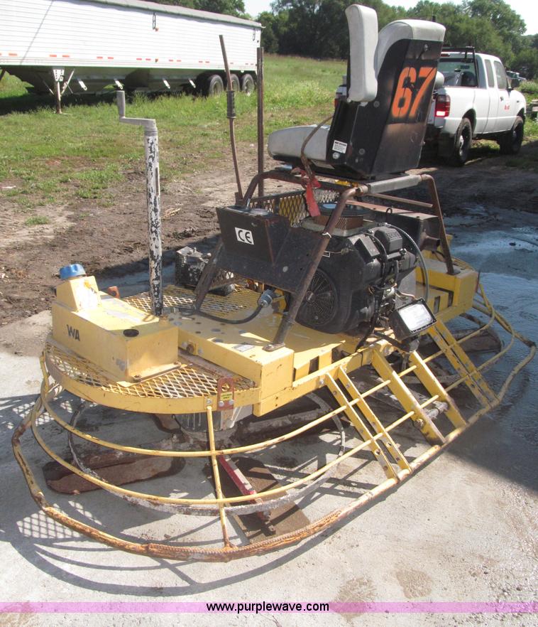 image for item F7093 Wacker CRT46KHN 46" ride on power trowel