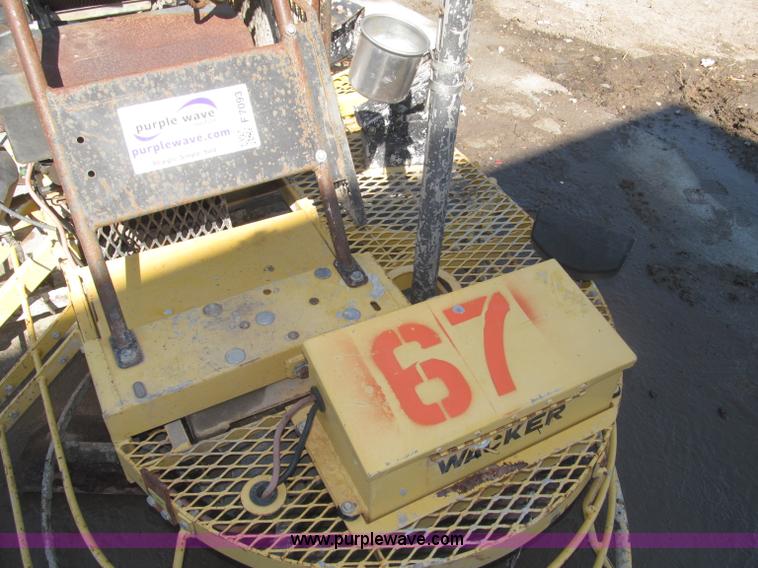 image for item F7093 Wacker CRT46KHN 46" ride on power trowel