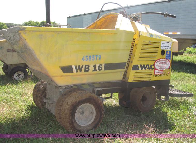 image for item F7094 Wacker WB16AEF  power buggy