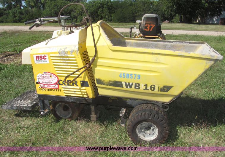 image for item F7094 Wacker WB16AEF  power buggy