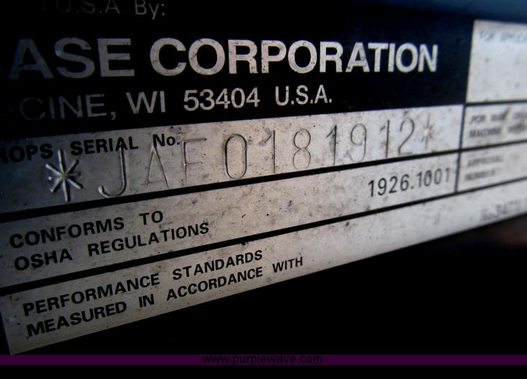 image for item F7102 1996 Case 1845C skid steer