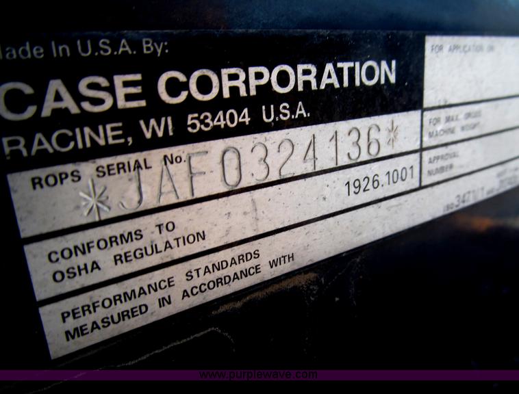 image for item F7103 2000 Case 1845C skid steer