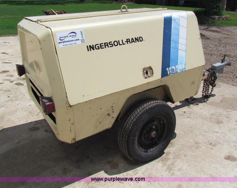 image for item G4083 Ingersoll Rand 100 portable air compressor