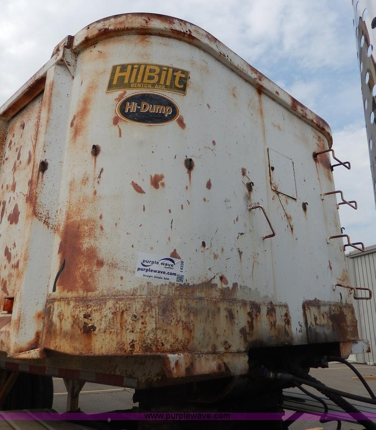 image for item I4338 1986 Hilbilt Hi Dump trailer