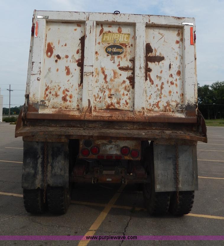 image for item I4338 1986 Hilbilt Hi Dump trailer