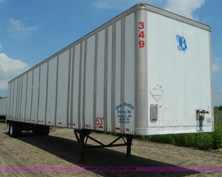 image for item D6012 1999 Wabash dry van trailer