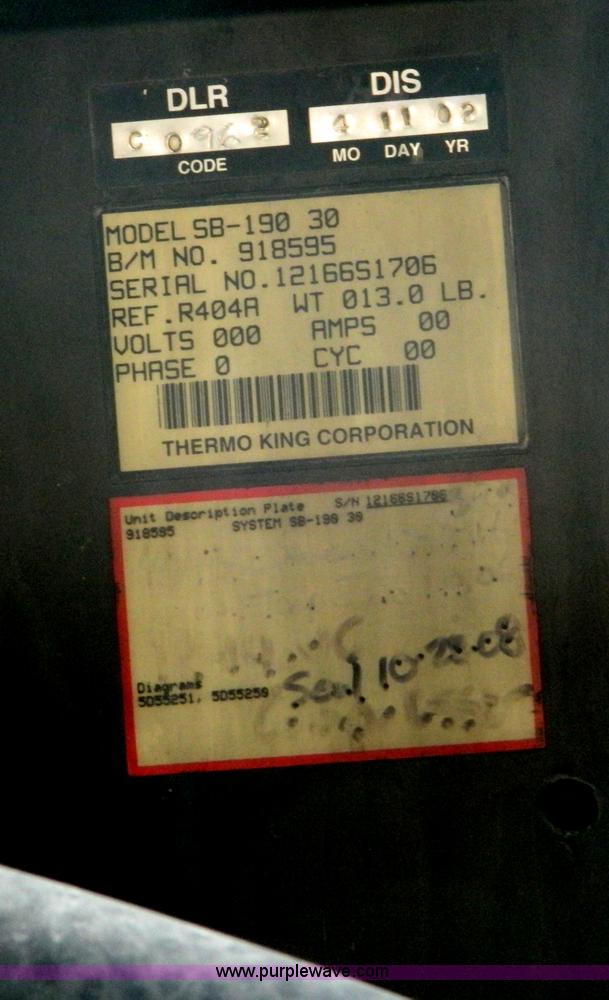 image for item D6013 2003 Great Dane reefer trailer