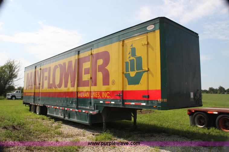 image for item G4047 1989 Dorsey 48' moving van trailer