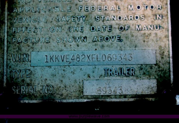 image for item G4048 1984 Kentucky 48' moving van trailer