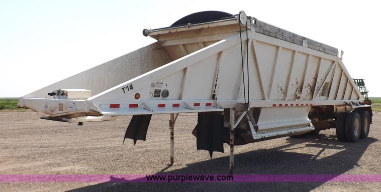 image for item I7626 2000 Ranco belly dump trailer