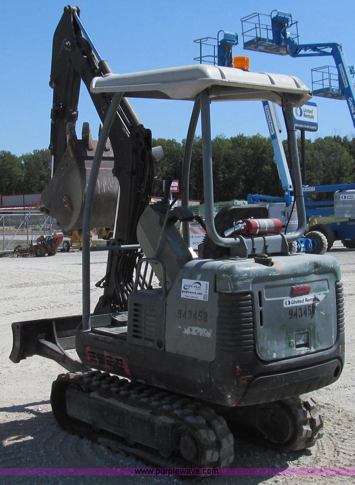 image for item G2097 2007 Takeuchi TB016 compact excavator