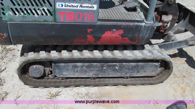 image for item G2097 2007 Takeuchi TB016 compact excavator