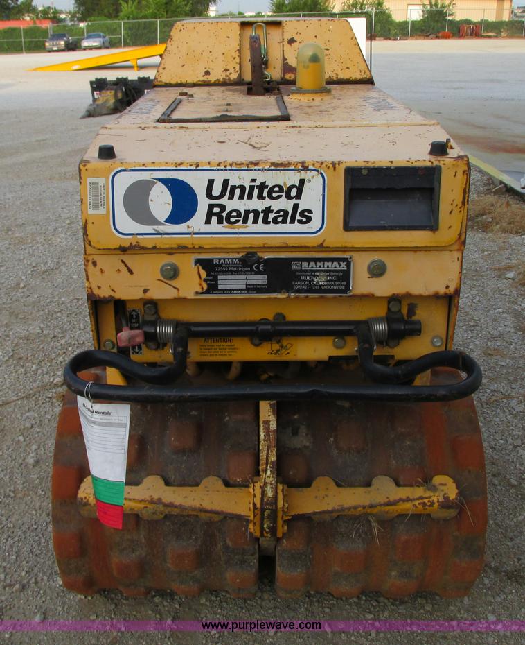 image for item G9246 2005 Multiquip Rammax P33/24HHMR walk-behind vibratory trench compactor