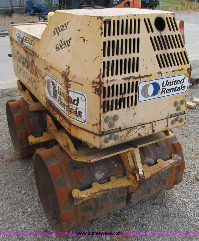 image for item G9246 2005 Multiquip Rammax P33/24HHMR walk-behind vibratory trench compactor