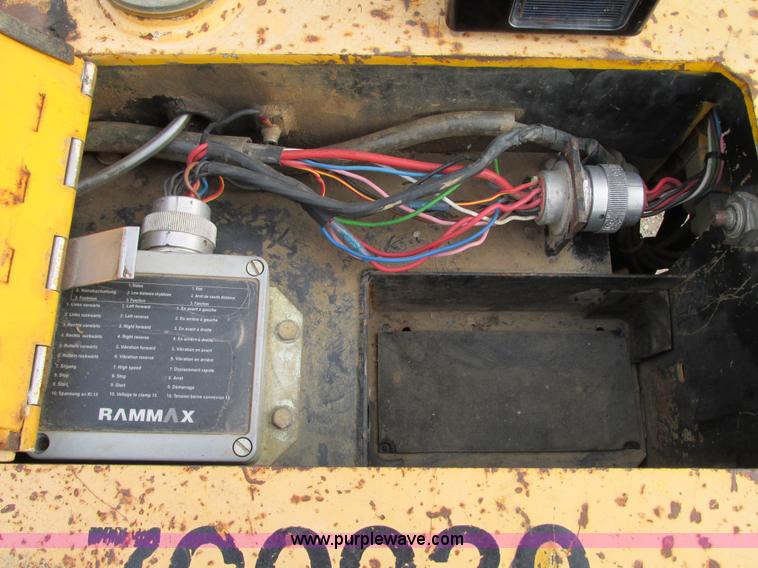 image for item G9246 2005 Multiquip Rammax P33/24HHMR walk-behind vibratory trench compactor