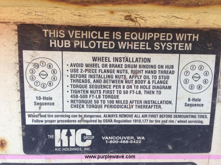 image for item G9247 2006 Trail King TK80HT-482 trailer