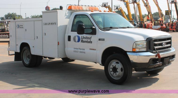 image for item I7756 2003 Ford F550 XL Super Duty service truck