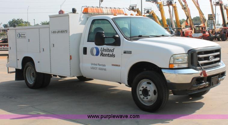 image for item I7756 2003 Ford F550 XL Super Duty service truck