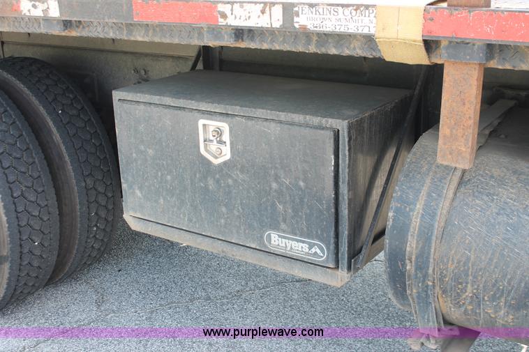 image for item I7757 2002 Freightliner FLD120SD triple axle semi truck with Palfinger knuckle boom crane