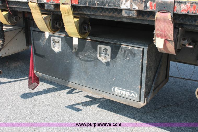 image for item I7757 2002 Freightliner FLD120SD triple axle semi truck with Palfinger knuckle boom crane