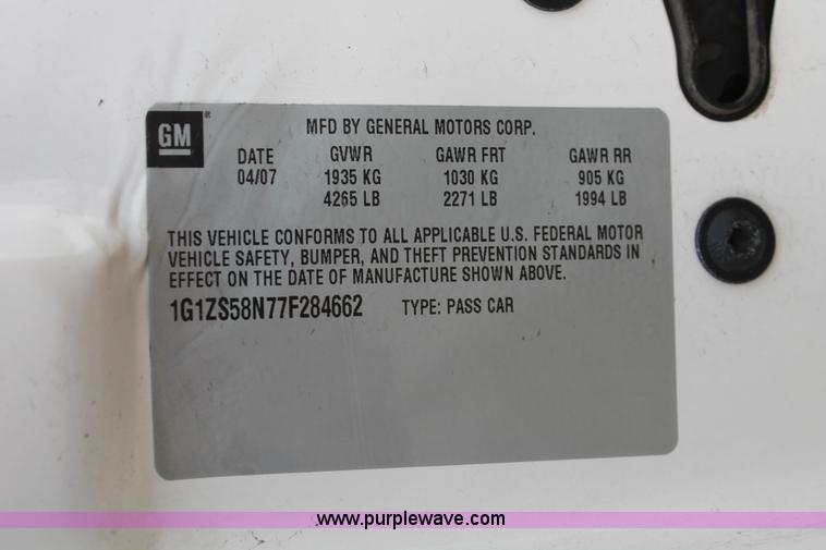 image for item D8176 2007 Chevrolet Malibu LS