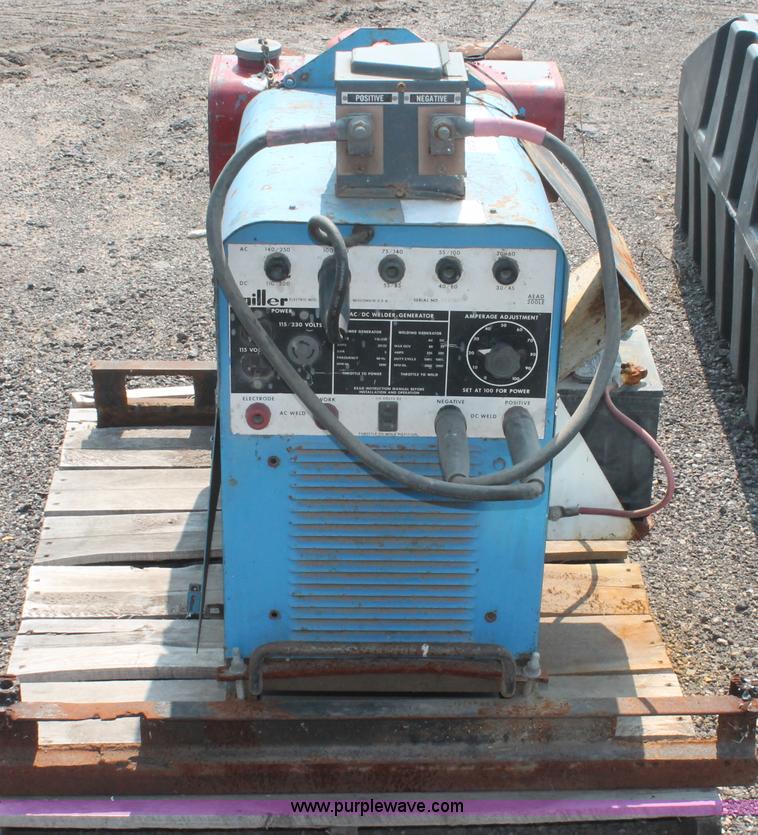 image for item I8173 Miller gas powered welder/generator