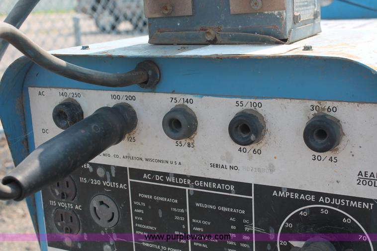 image for item I8173 Miller gas powered welder/generator