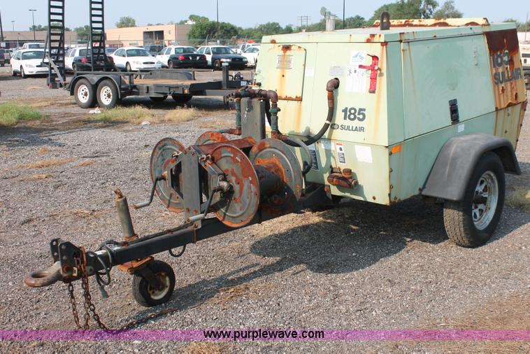 image for item I8193 1998 Sullair 185 DPQ-JD mobile compressor