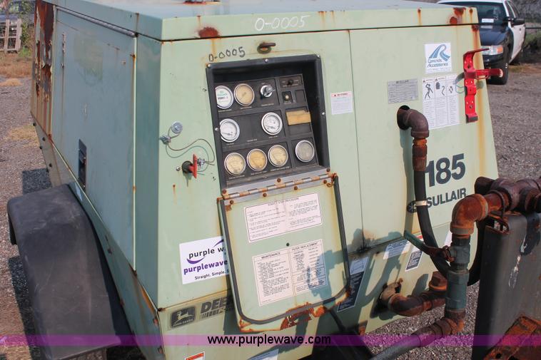 image for item I8193 1998 Sullair 185 DPQ-JD mobile compressor