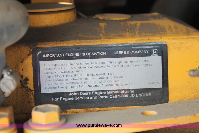 image for item I8193 1998 Sullair 185 DPQ-JD mobile compressor