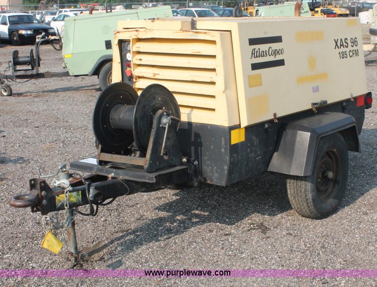 image for item I8194 2000 Atlas Copco XAS 96 DD 185 mobile compressor