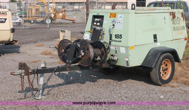 image for item I8195 1998 Sullair 185 DPQ-JD mobile compressor