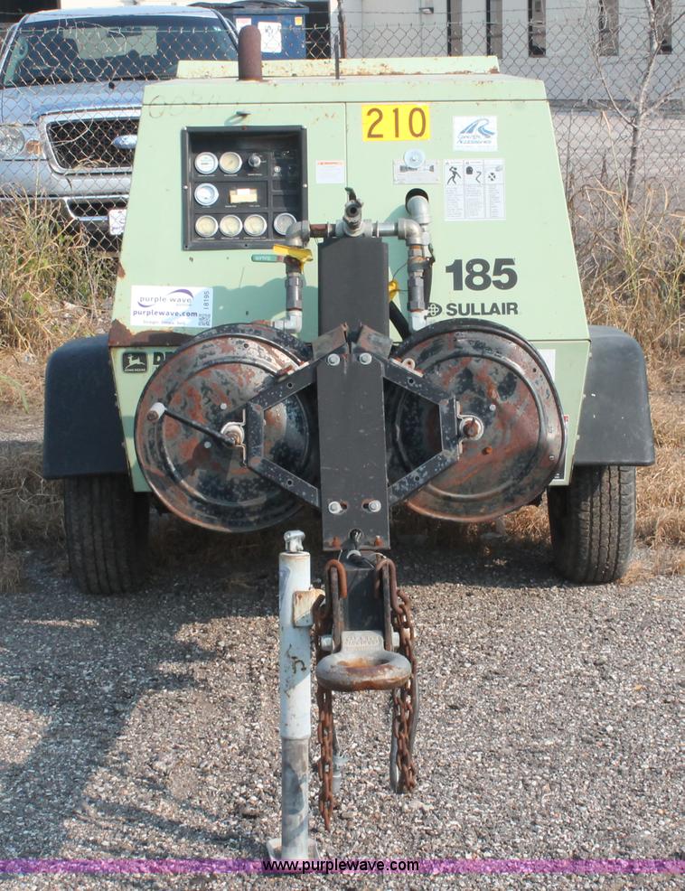 image for item I8195 1998 Sullair 185 DPQ-JD mobile compressor