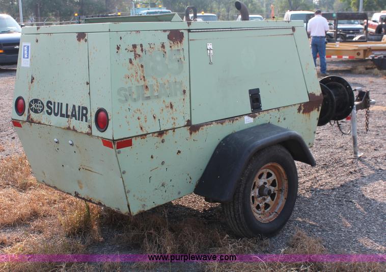 image for item I8195 1998 Sullair 185 DPQ-JD mobile compressor