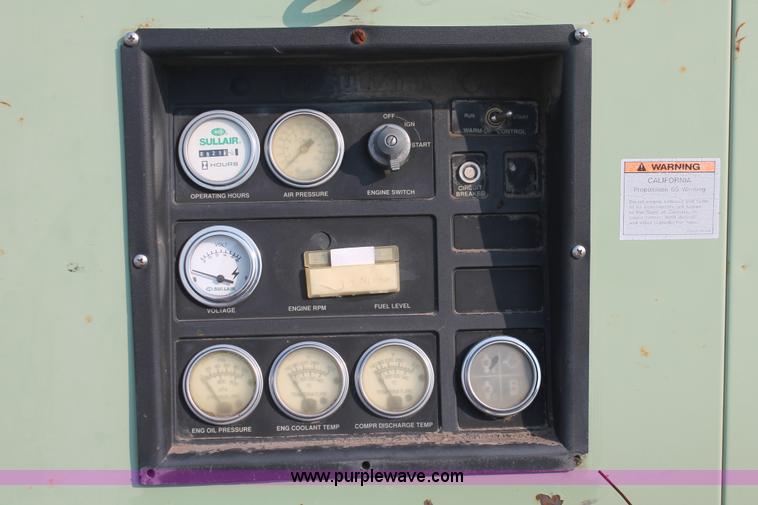 image for item I8195 1998 Sullair 185 DPQ-JD mobile compressor