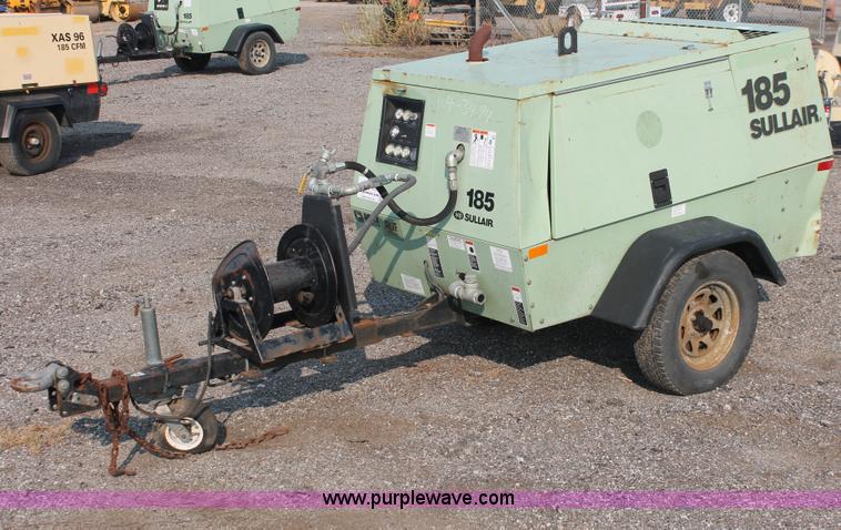 image for item I8196 1998 Sullair 185 DPQ-JD mobile compressor