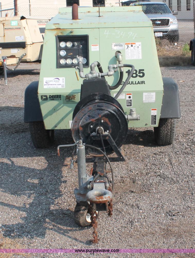 image for item I8196 1998 Sullair 185 DPQ-JD mobile compressor