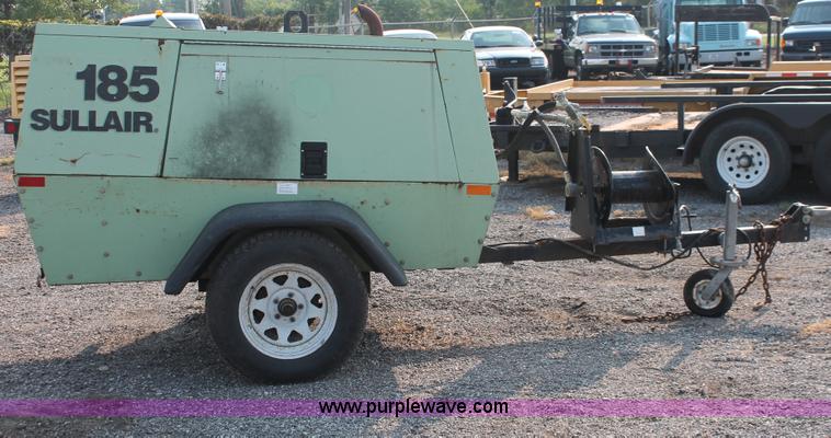 image for item I8196 1998 Sullair 185 DPQ-JD mobile compressor
