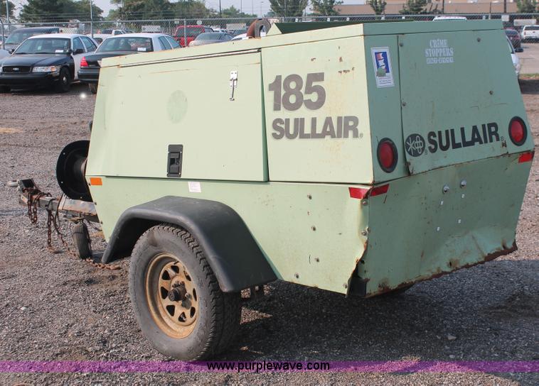 image for item I8196 1998 Sullair 185 DPQ-JD mobile compressor
