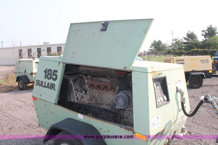 image for item I8196 1998 Sullair 185 DPQ-JD mobile compressor