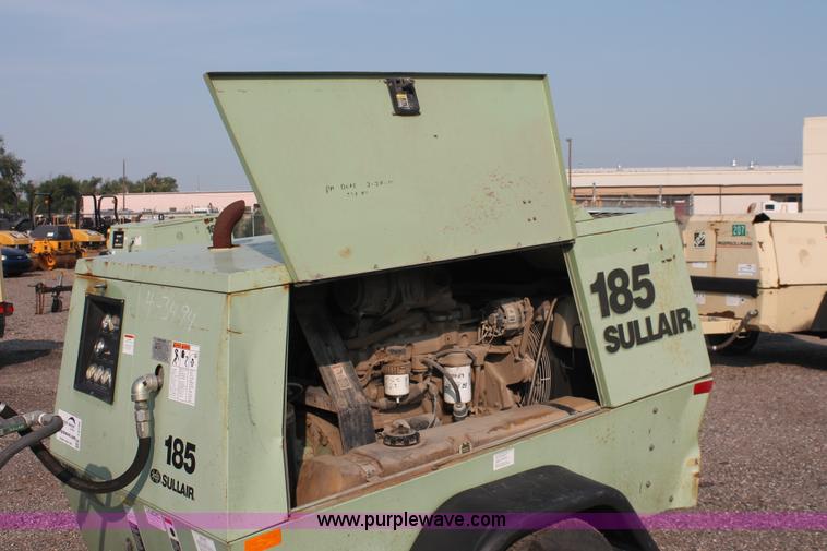 image for item I8196 1998 Sullair 185 DPQ-JD mobile compressor