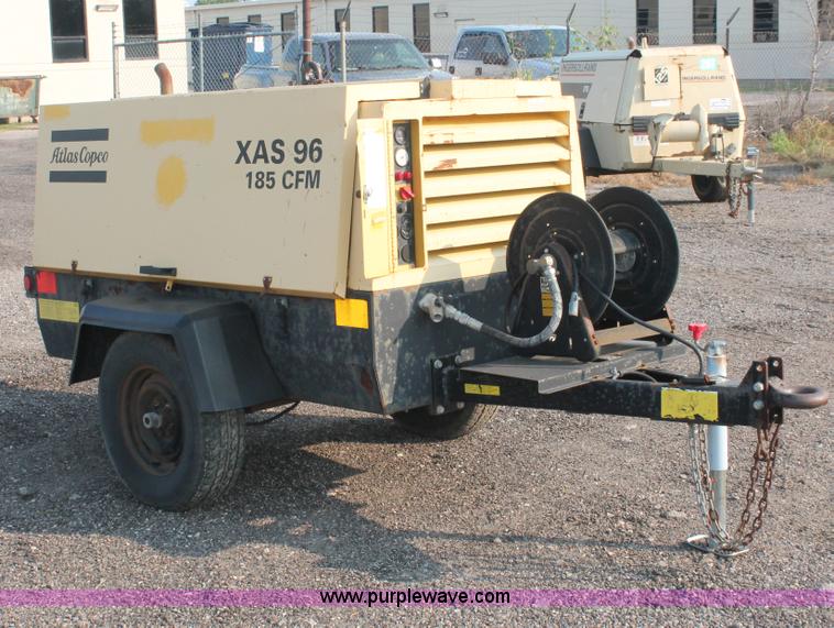 image for item I8198 2000 Atlas Copco XAS 96DD 185 mobile compressor