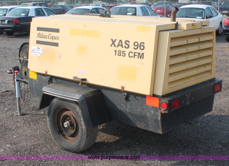 image for item I8198 2000 Atlas Copco XAS 96DD 185 mobile compressor