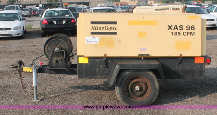 image for item I8198 2000 Atlas Copco XAS 96DD 185 mobile compressor