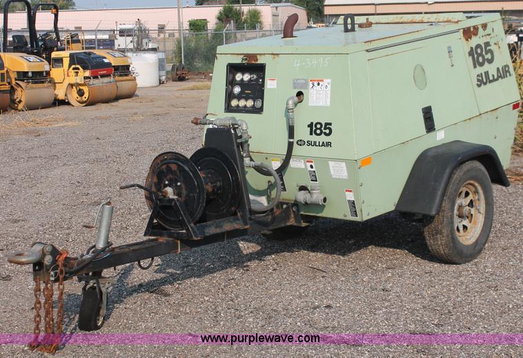 image for item I8199 1998 Sullair 185 DPQ-JD mobile compressor