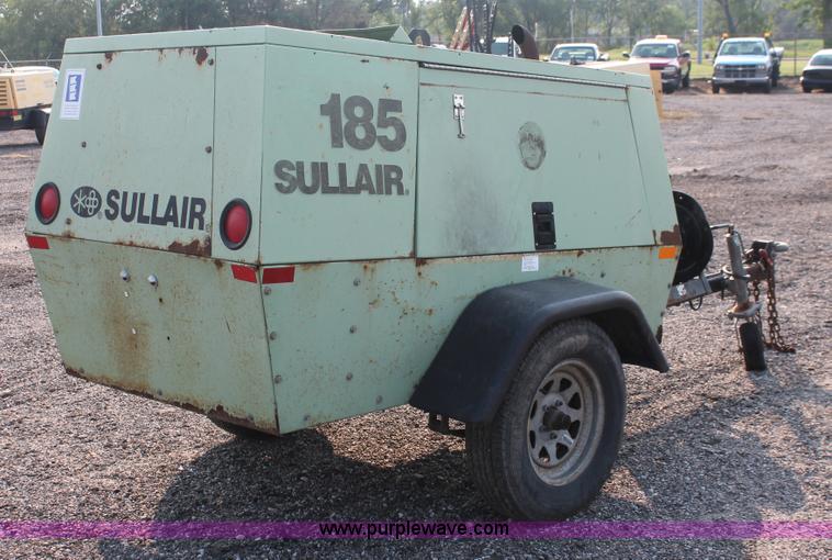 image for item I8199 1998 Sullair 185 DPQ-JD mobile compressor