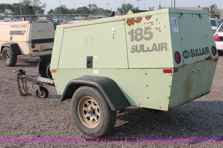 image for item I8199 1998 Sullair 185 DPQ-JD mobile compressor