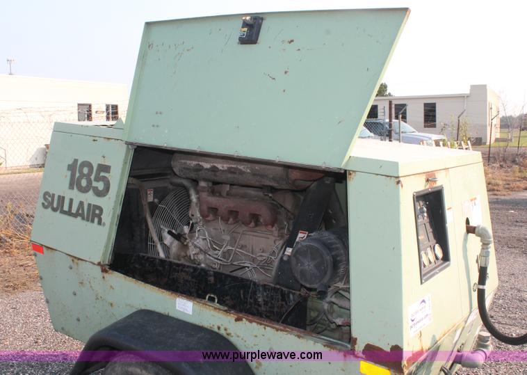 image for item I8199 1998 Sullair 185 DPQ-JD mobile compressor