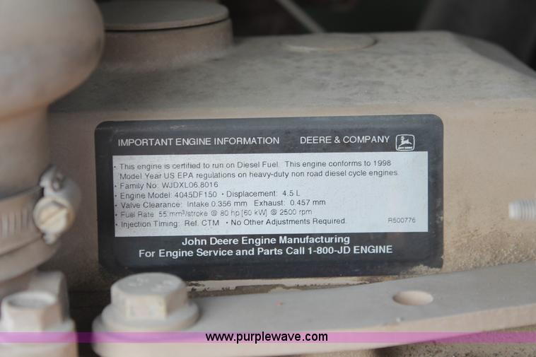 image for item I8199 1998 Sullair 185 DPQ-JD mobile compressor