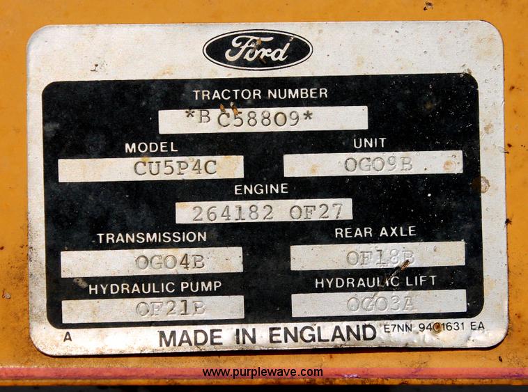 image for item I8205 Ford 250C Industrial tractor